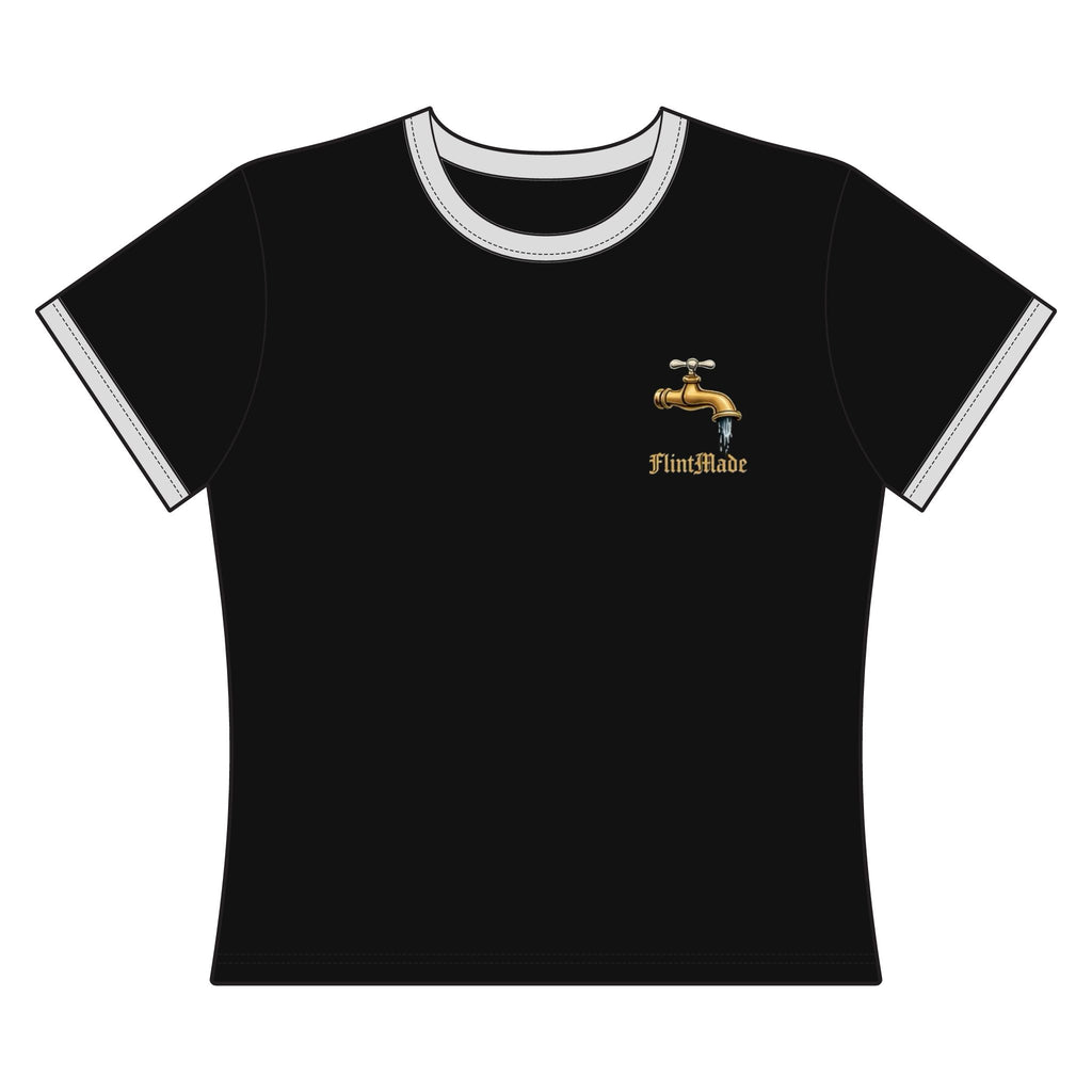 FlintMade 'Control the Flow' Ringer Tee — Built Under Pressure Graphic Shirt