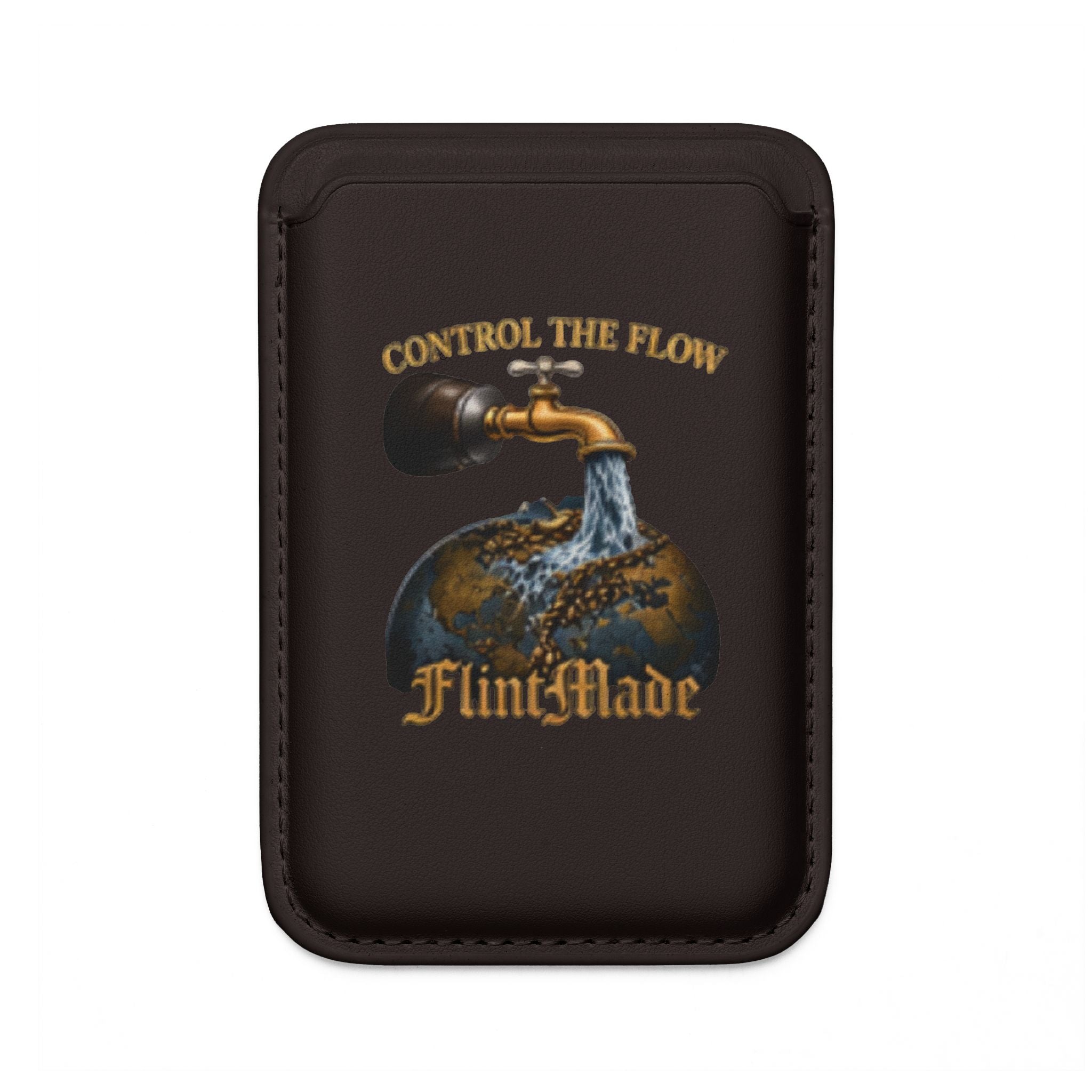 Magsafe Vegan Wallet — "Control the Flow" FlintMade Design