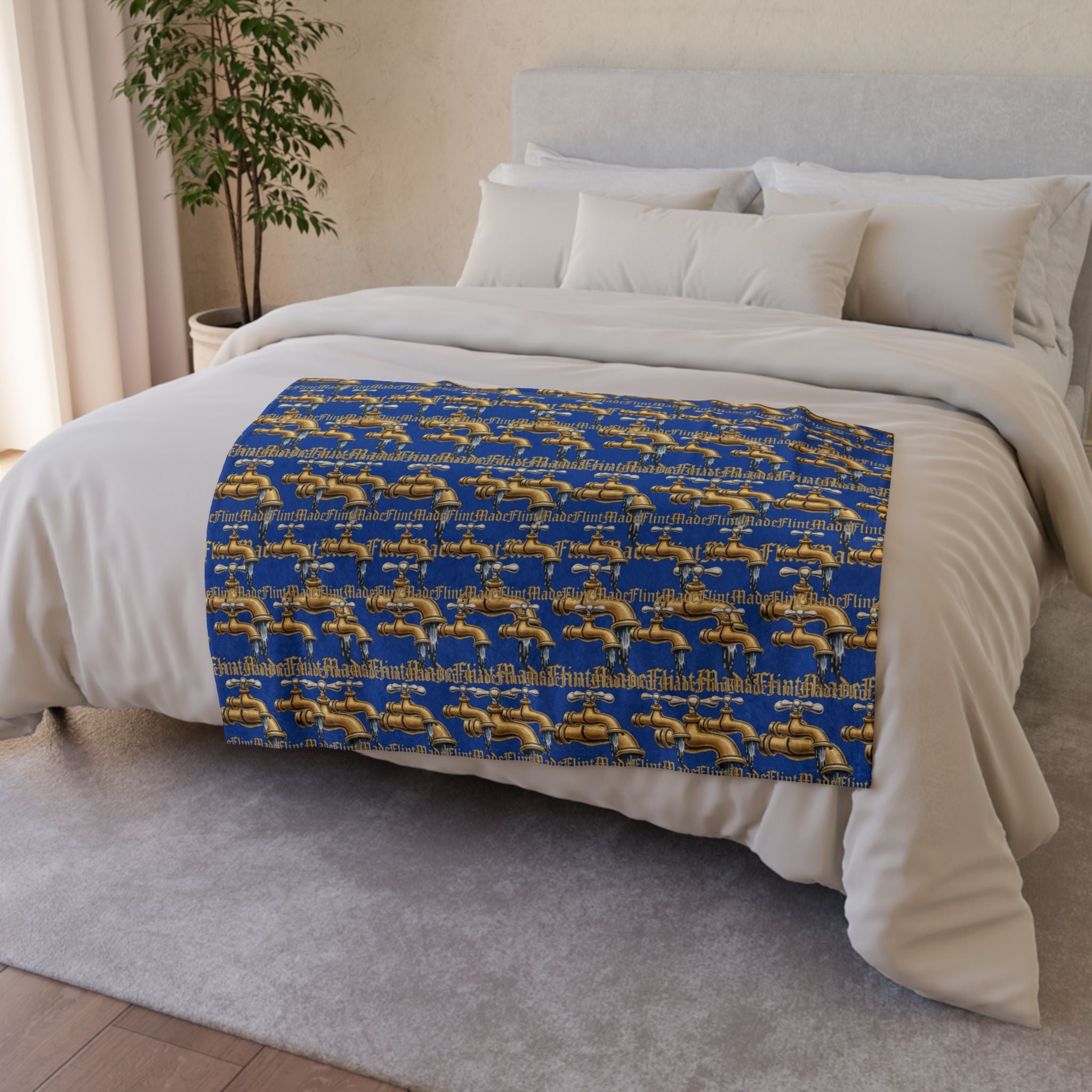 FlintMade Offset Throw (cover/blanket)