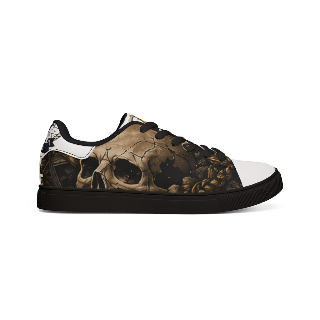 PopiJunior’s (PJ’s) Men’s Leather Low-Top Sneakers
