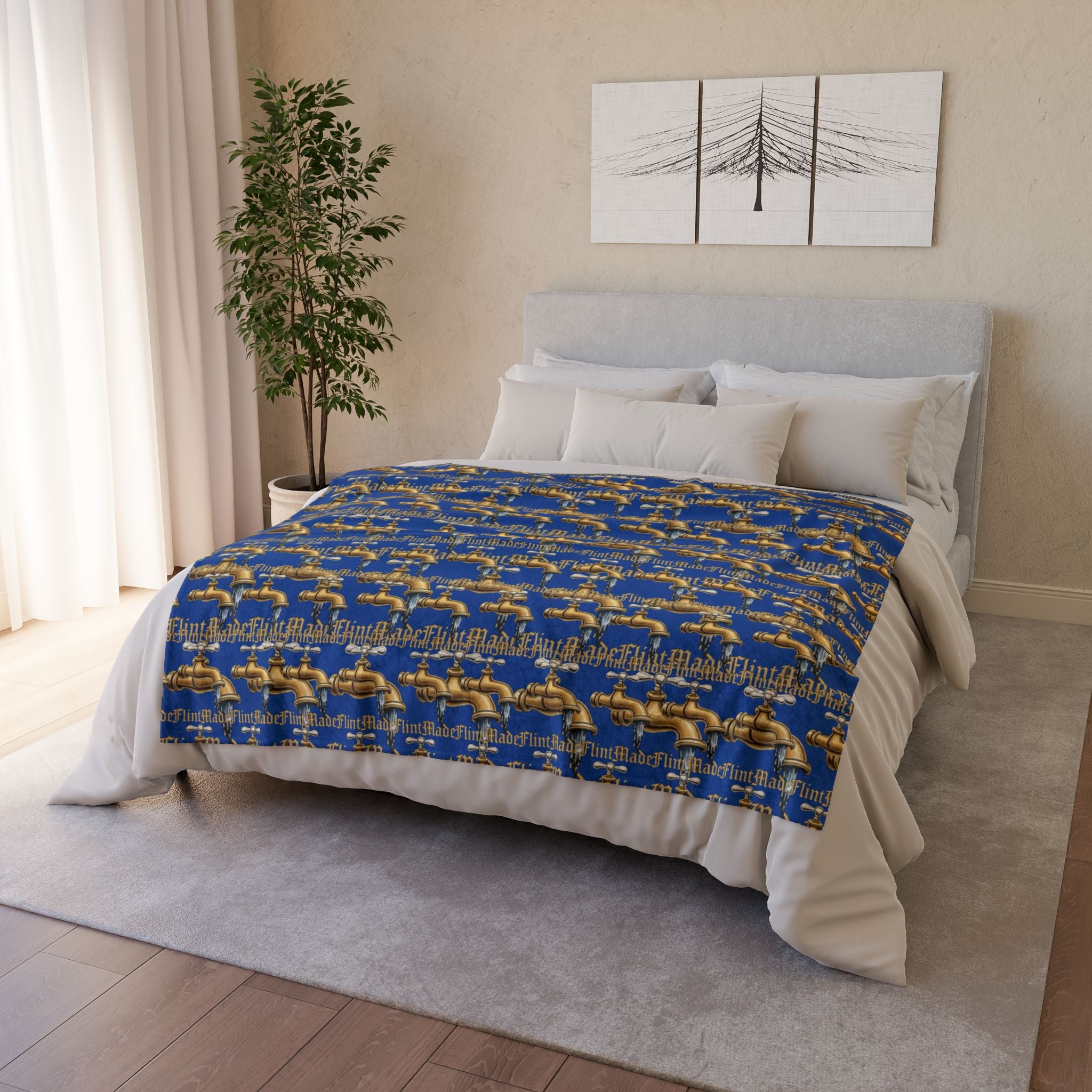 FlintMade Offset Throw (cover/blanket)