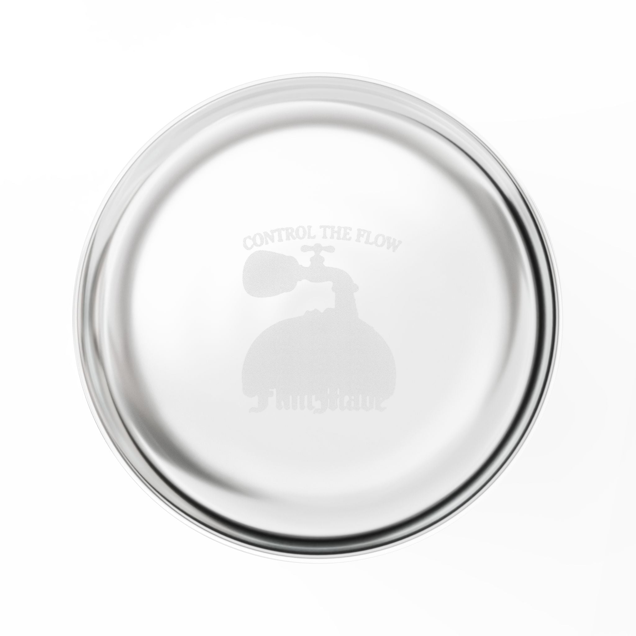 Engraved Whiskey Glass 10.5oz — Funny Tap Design, "Mine Starts Here"