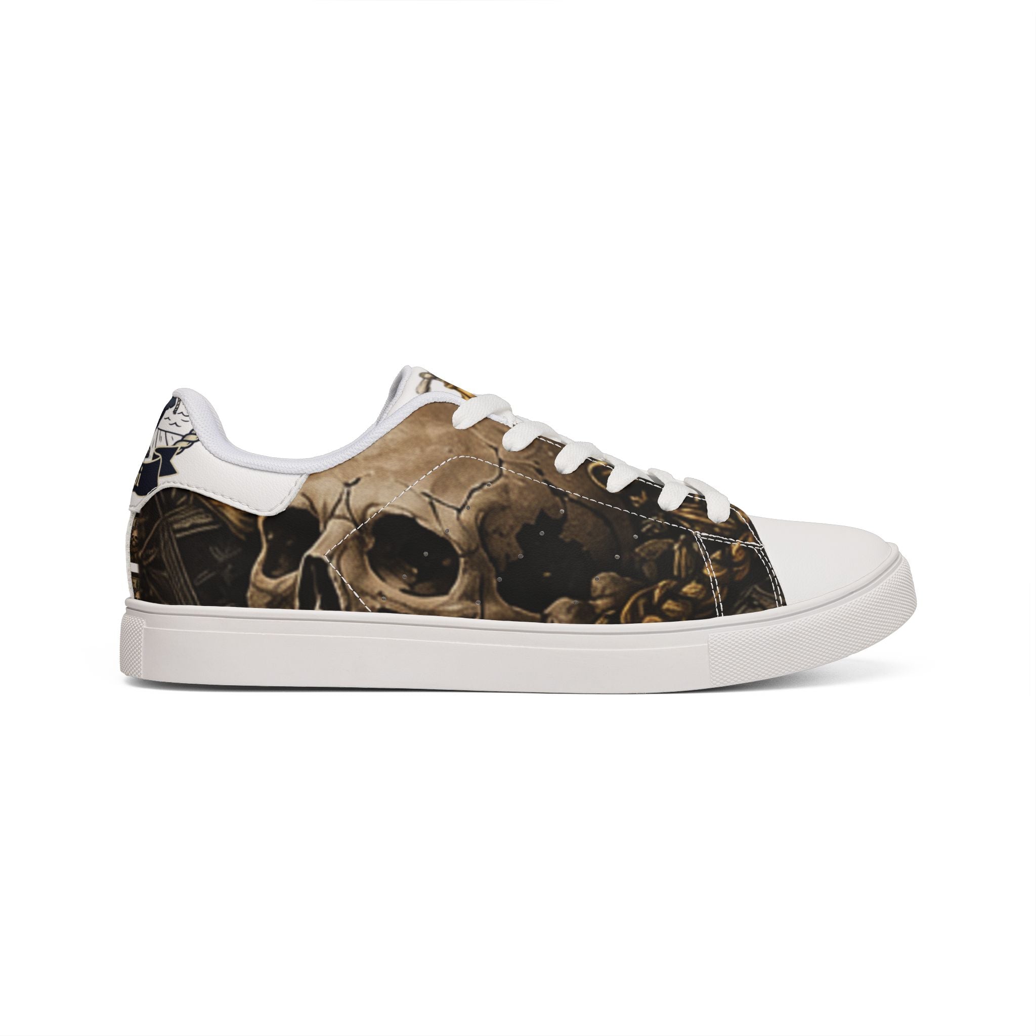 PopiJunior’s (PJ’s) Men’s Leather Low-Top Sneakers