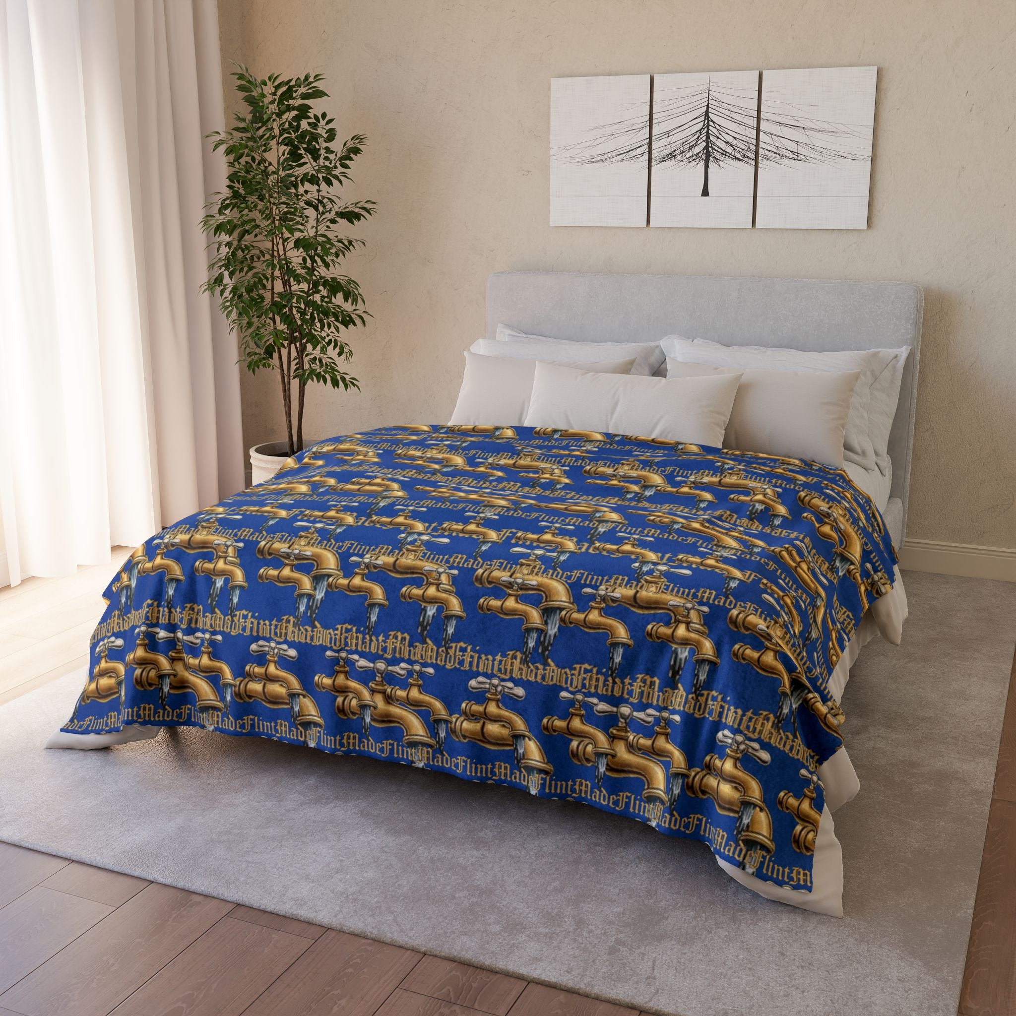 FlintMade Offset Throw (cover/blanket)