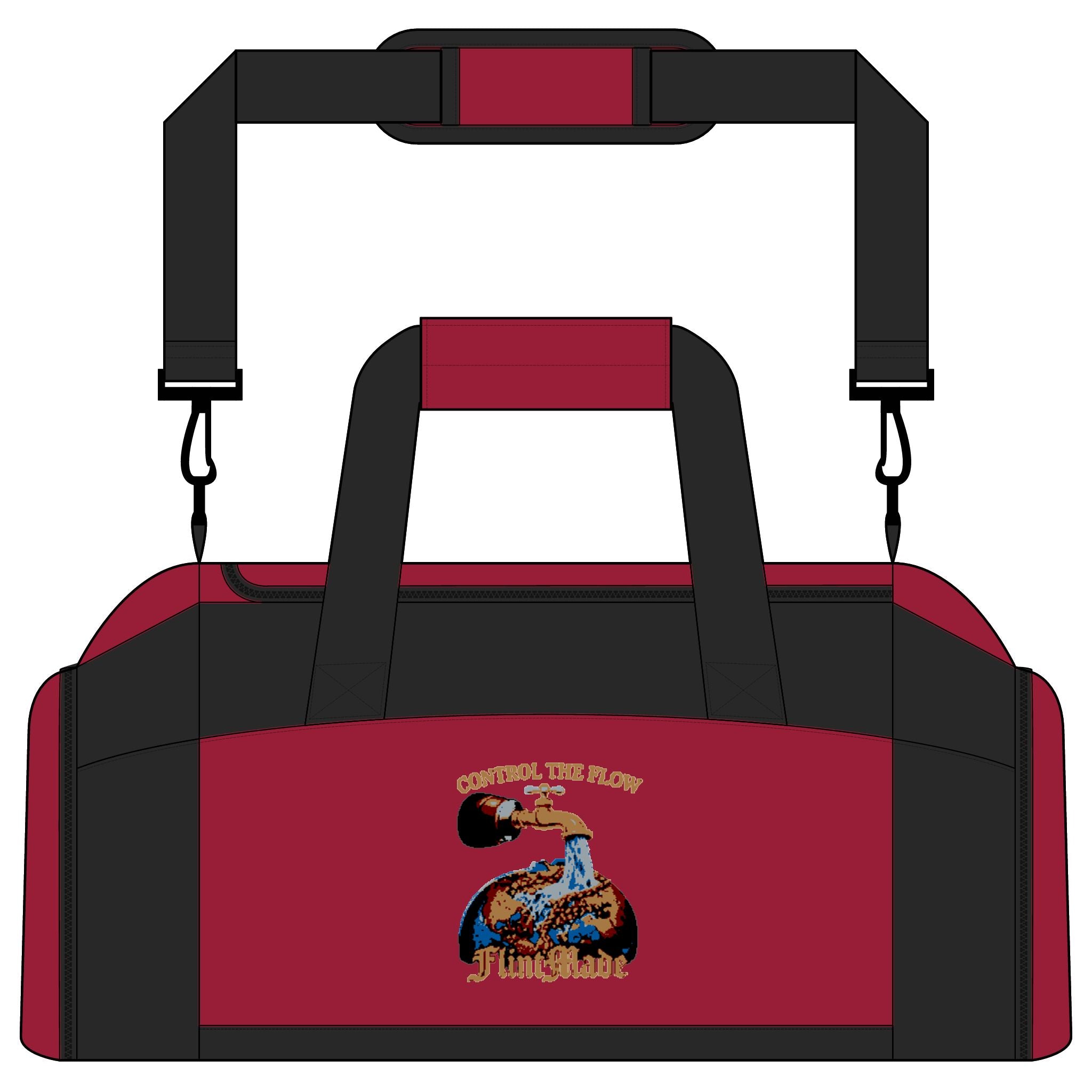 Gym Bag — Vintage Strongman "Control The Rope" Workout Duffle