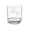 Engraved Whiskey Glass 10.5oz — Funny Tap Design, "Mine Starts Here"